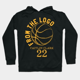 from the logo Caitlin Clark 22 Hoodie